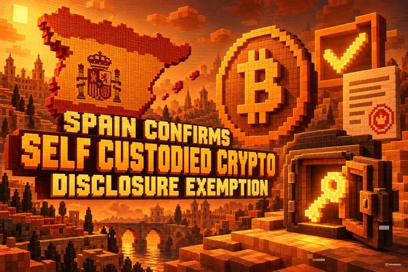 西班牙确认加密货币自托管披露豁免