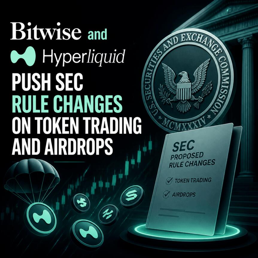 Bitwise 与 Hyperliquid 推动 SEC 修改代币交易和空投规则