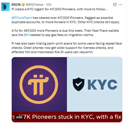 Pi Network KYC Update Image