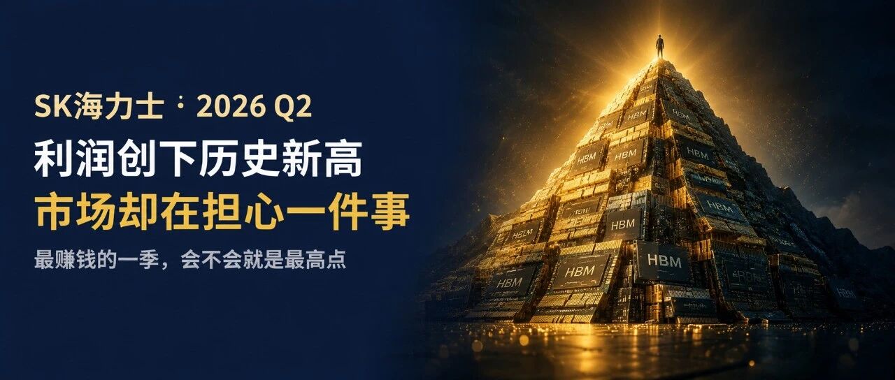 营业利润增长557%,SK海力士股价却跌了:市场在担心什么