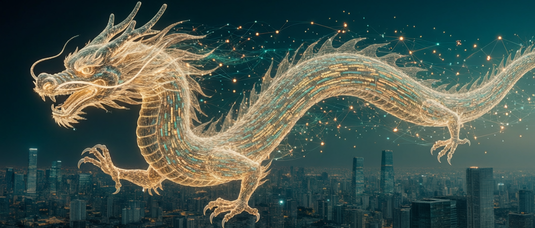 美团 LongCat 配图:开源 AI 巨龙