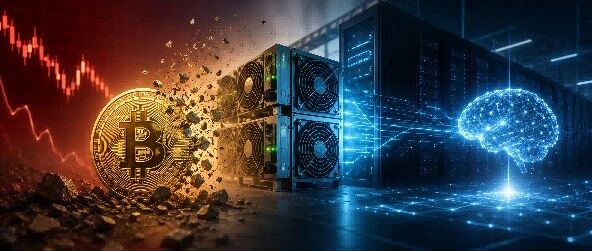 比特币下跌44%,矿企股价却大涨90%:向AI转型是背后全部答案