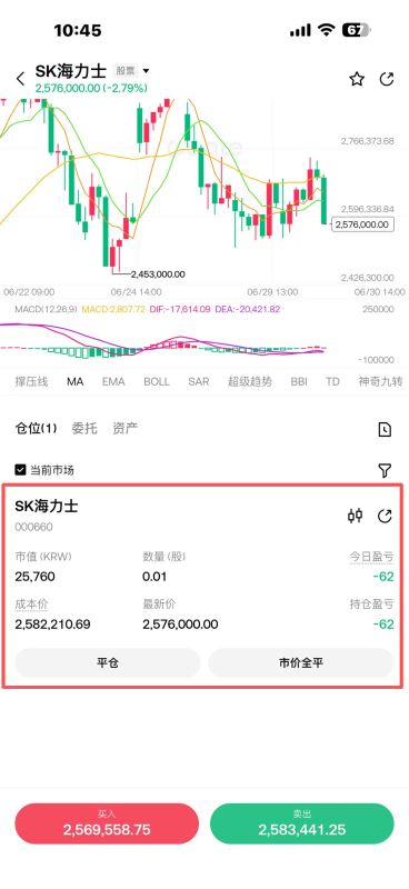 Gate买入SK海力士教学