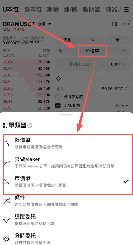 币安怎么做多做空DRAM?U本位合约操作方法2026