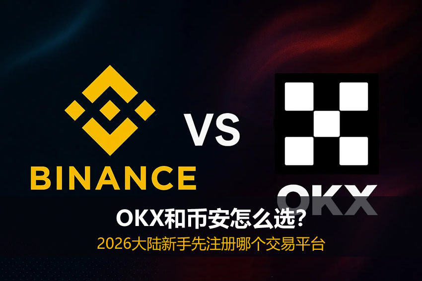 OKX和币安怎么选?2026大陆新手先注册哪个交易平台