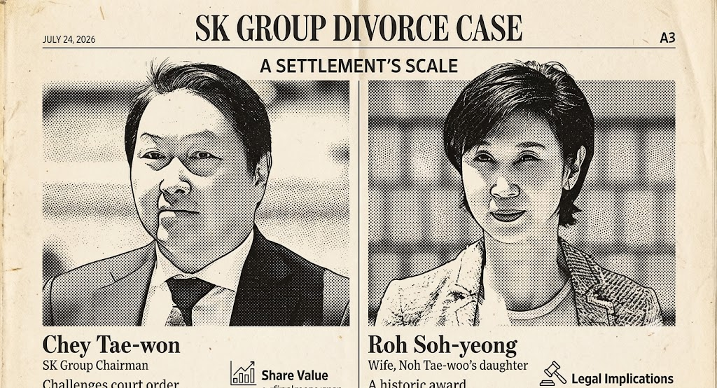 韩国最贵离婚案!SK会长赔偿前妻9440亿韩元,他的人生比韩剧还狗血:总统女婿、两度入狱、AI暴富…